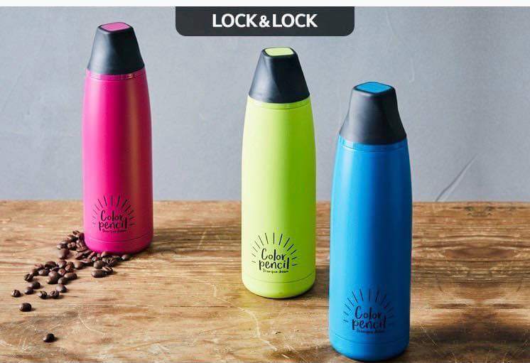 Xả- Bình Giữ Nhiệt Lock&Lock Twister Tumbler LHC4152- 450ml màu hồng