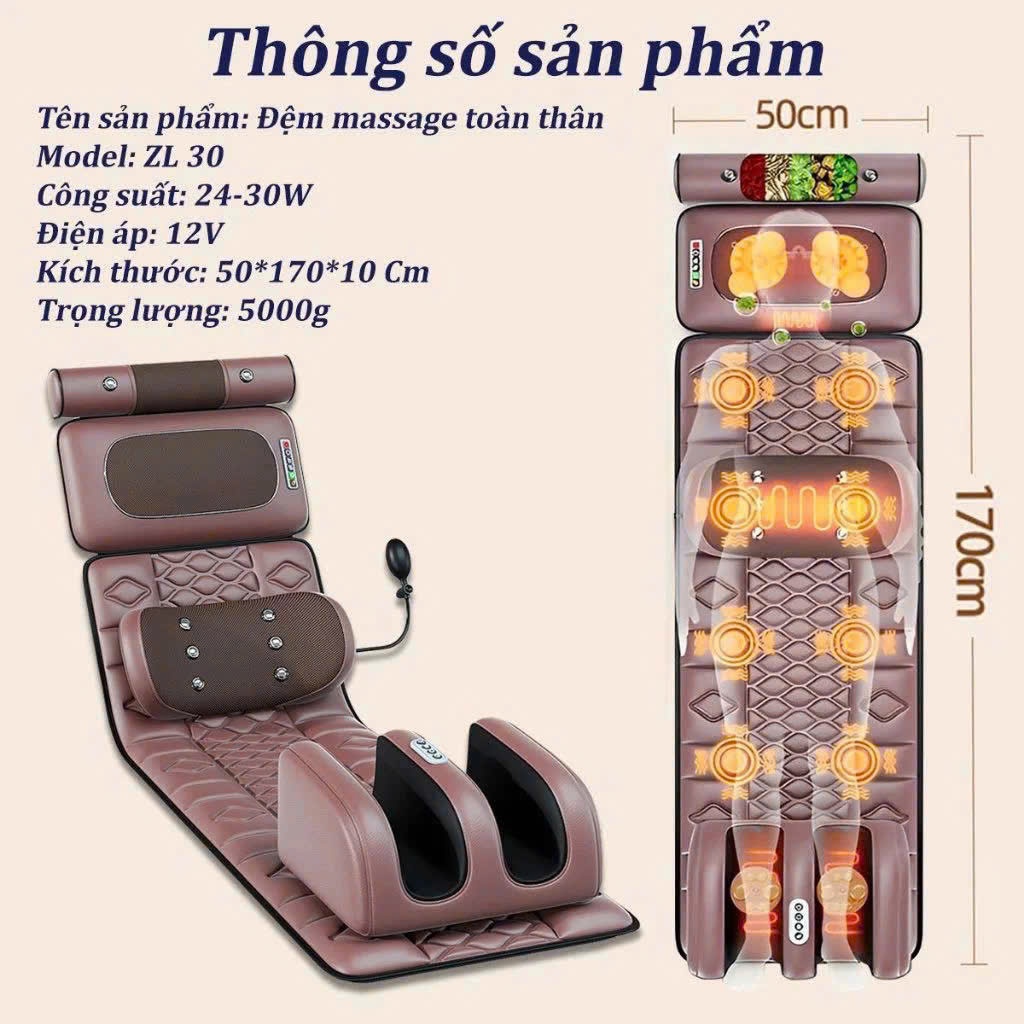 Thảm Đệm Massage Toàn Thân Cao Cấp