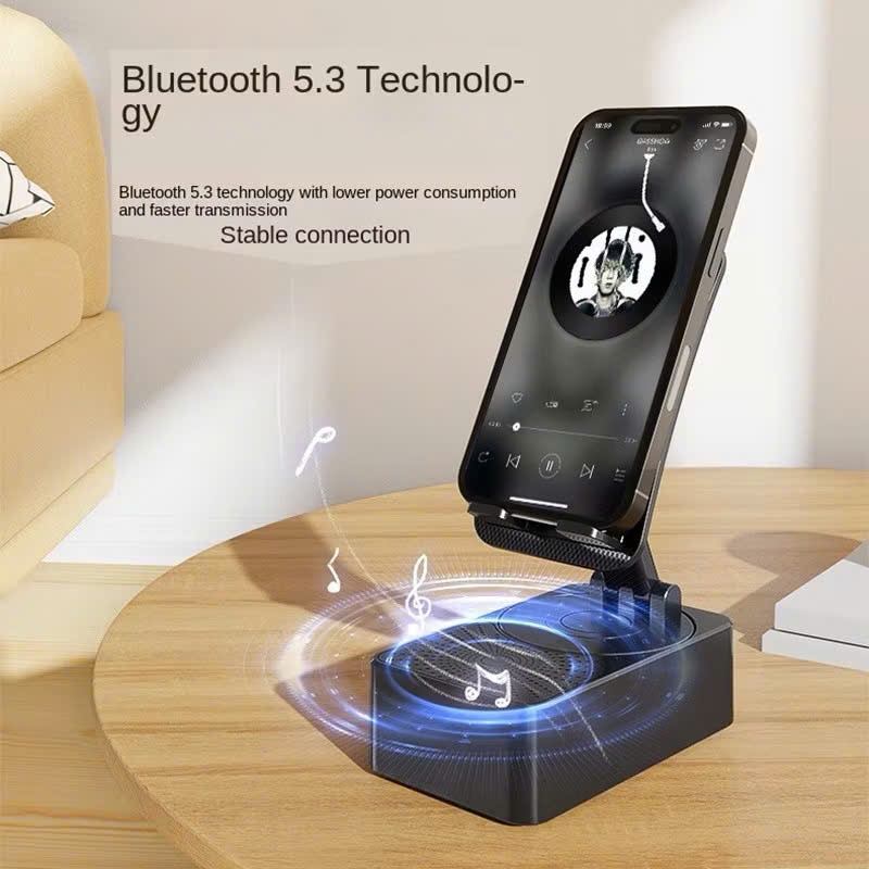 F) Loa Bluetooth tích hợp + Giá Đỡ Điện Thoại(5000AH)