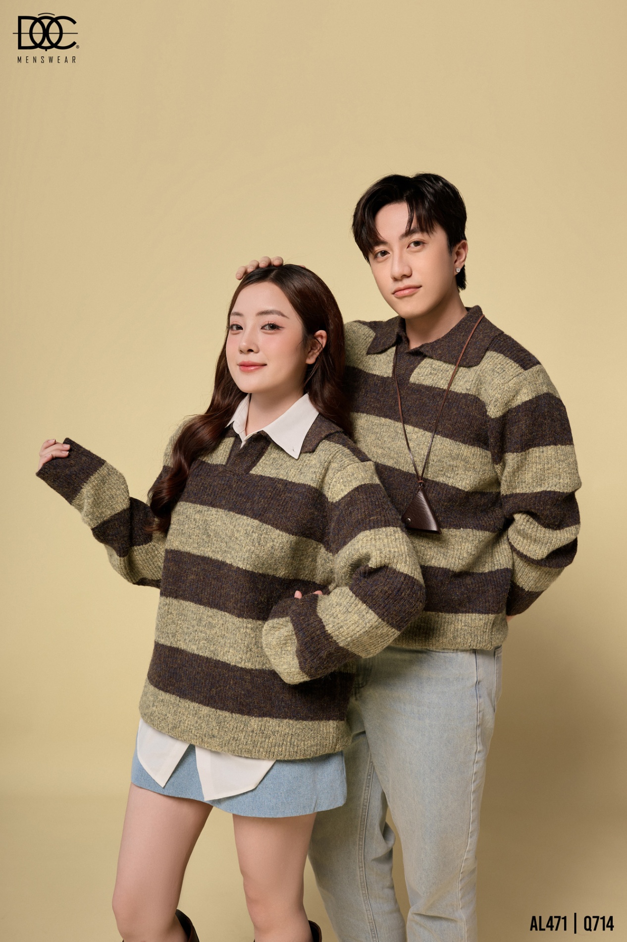 Polo len kẻ 6735 - AL471