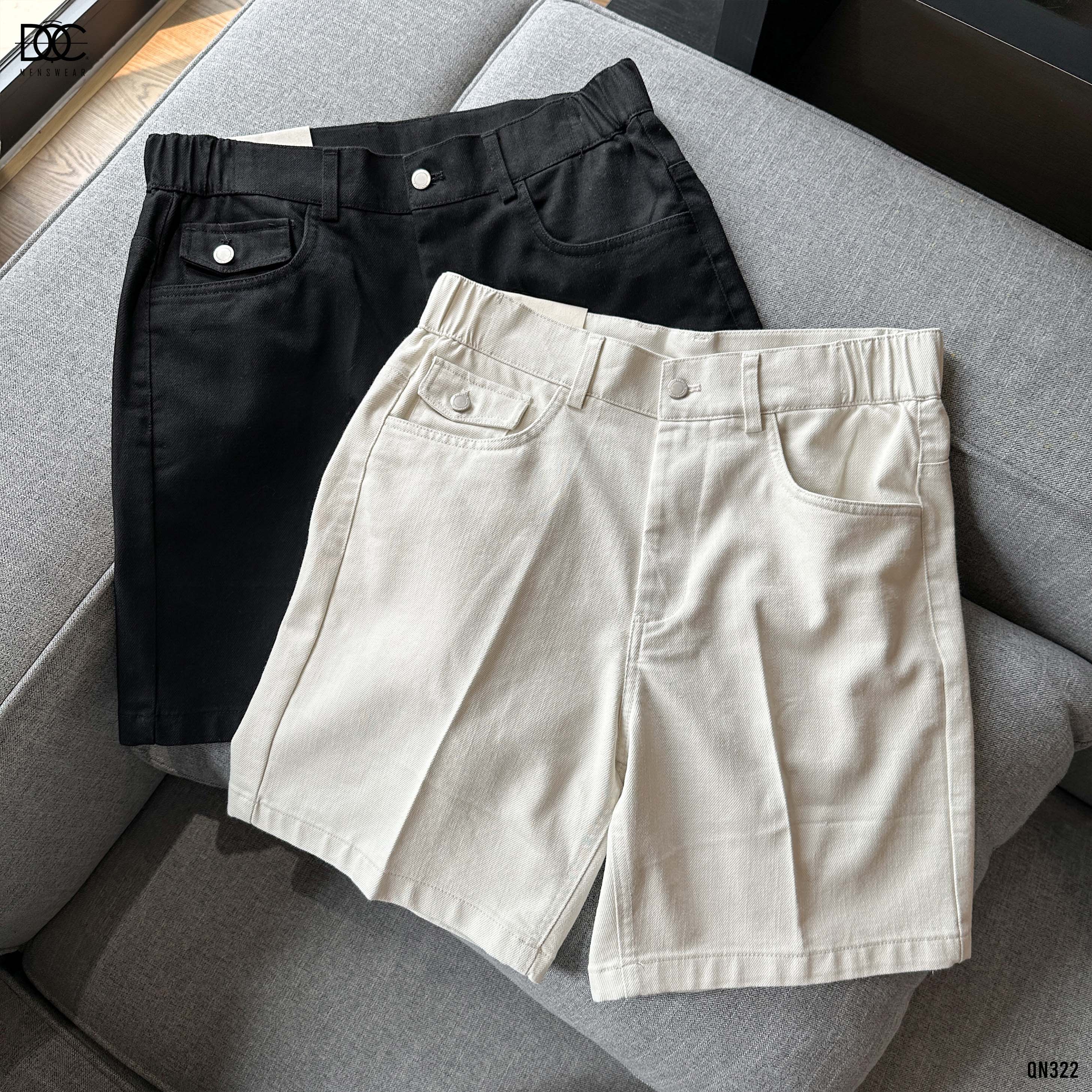 Quần short jean lưng thun 2 bên - QN322