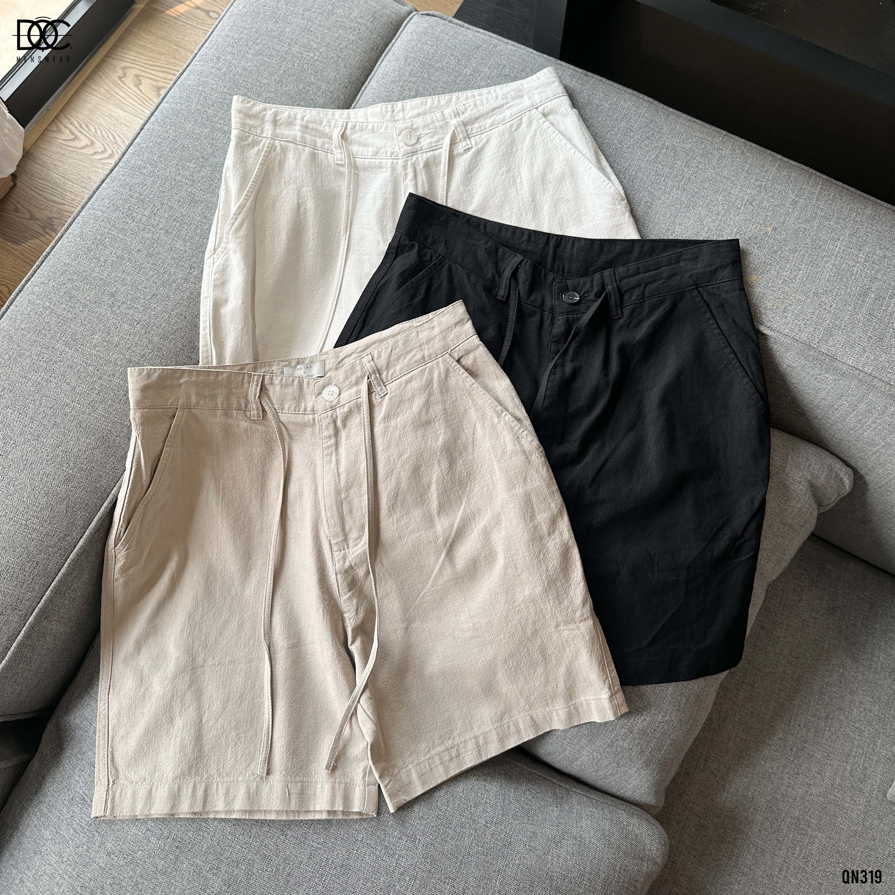 Quần short đũi cơ bản trên gối - QN319