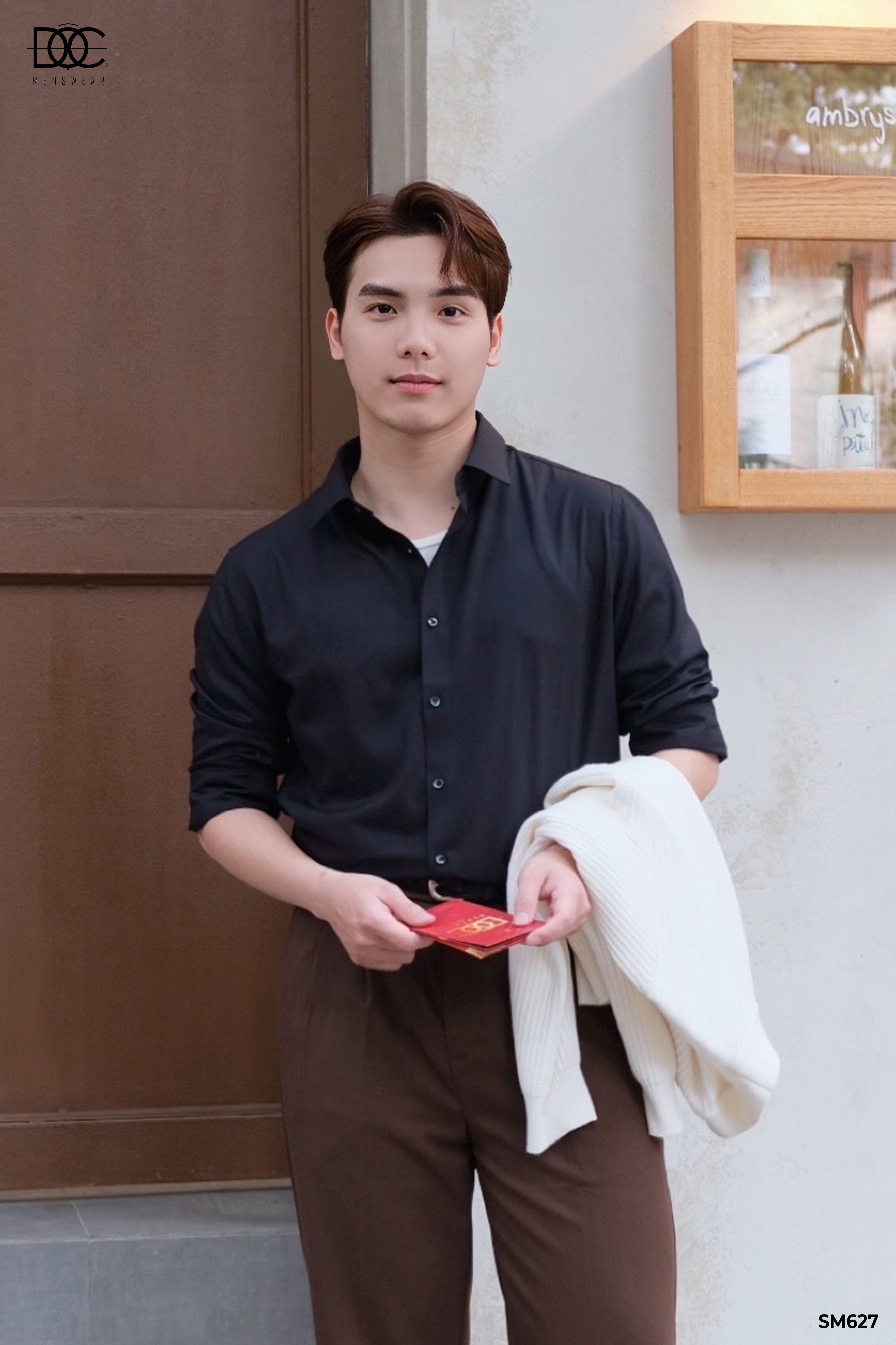 Áo sơ mi cotton cơ bản lịch sự - SM627