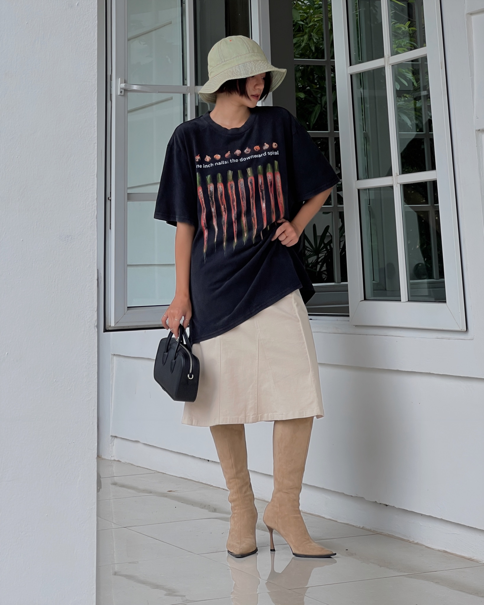 Ariel Khaki SKirt