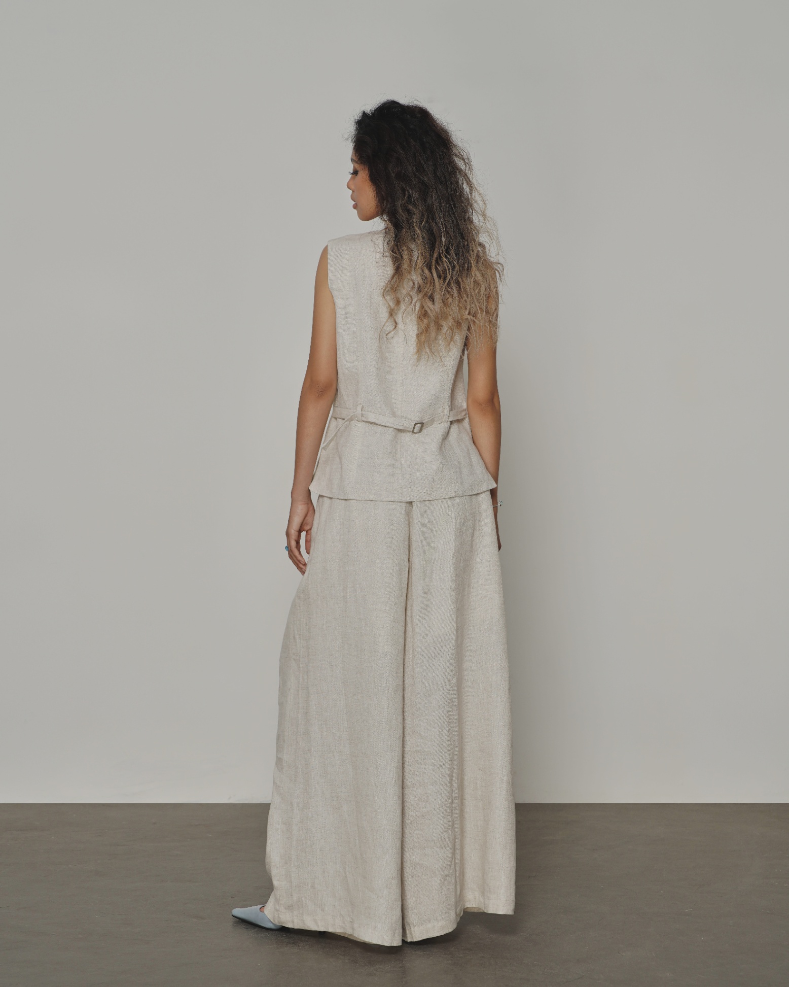 Estella Linen Waistcoat