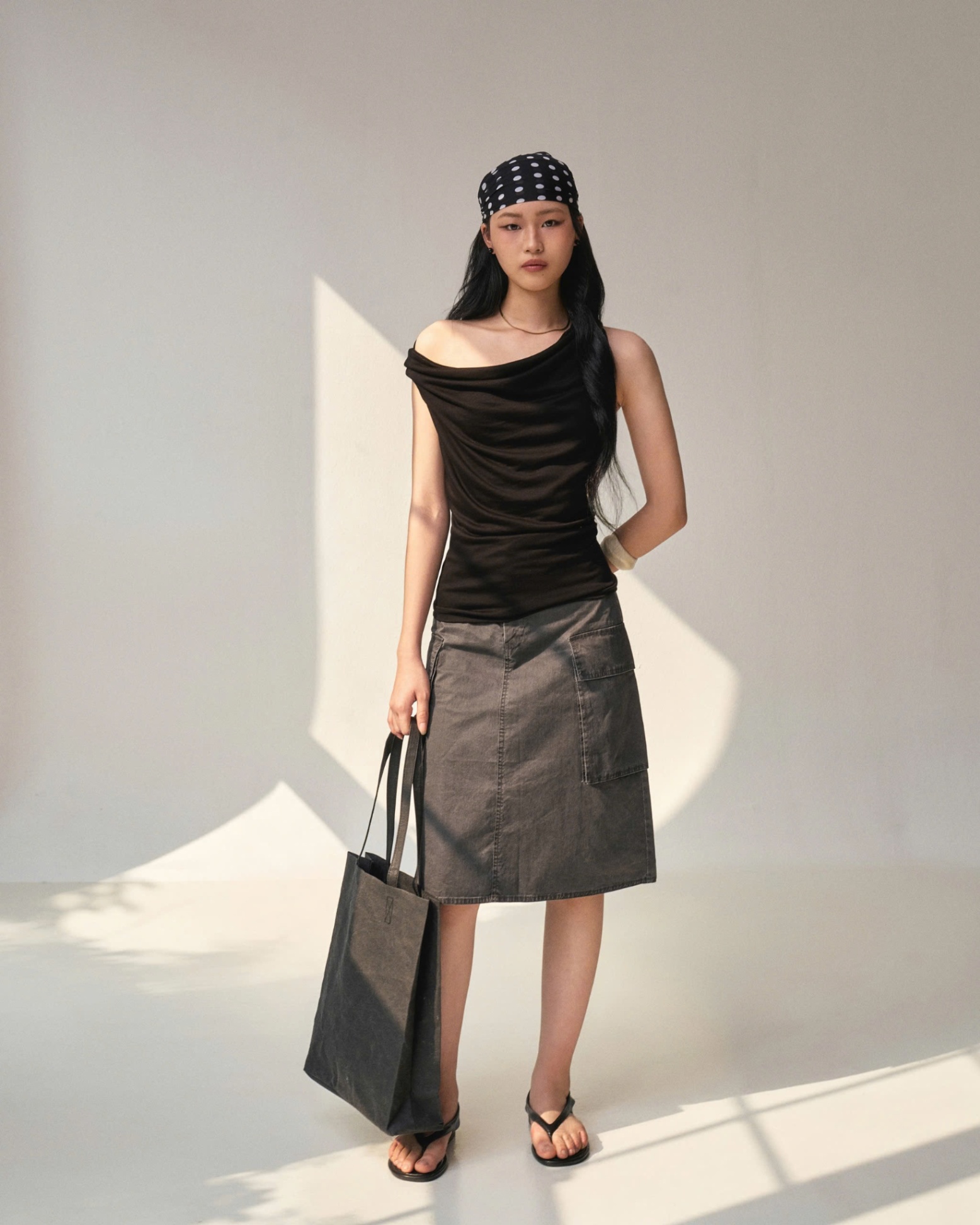 Bubbles Khaki SKirt