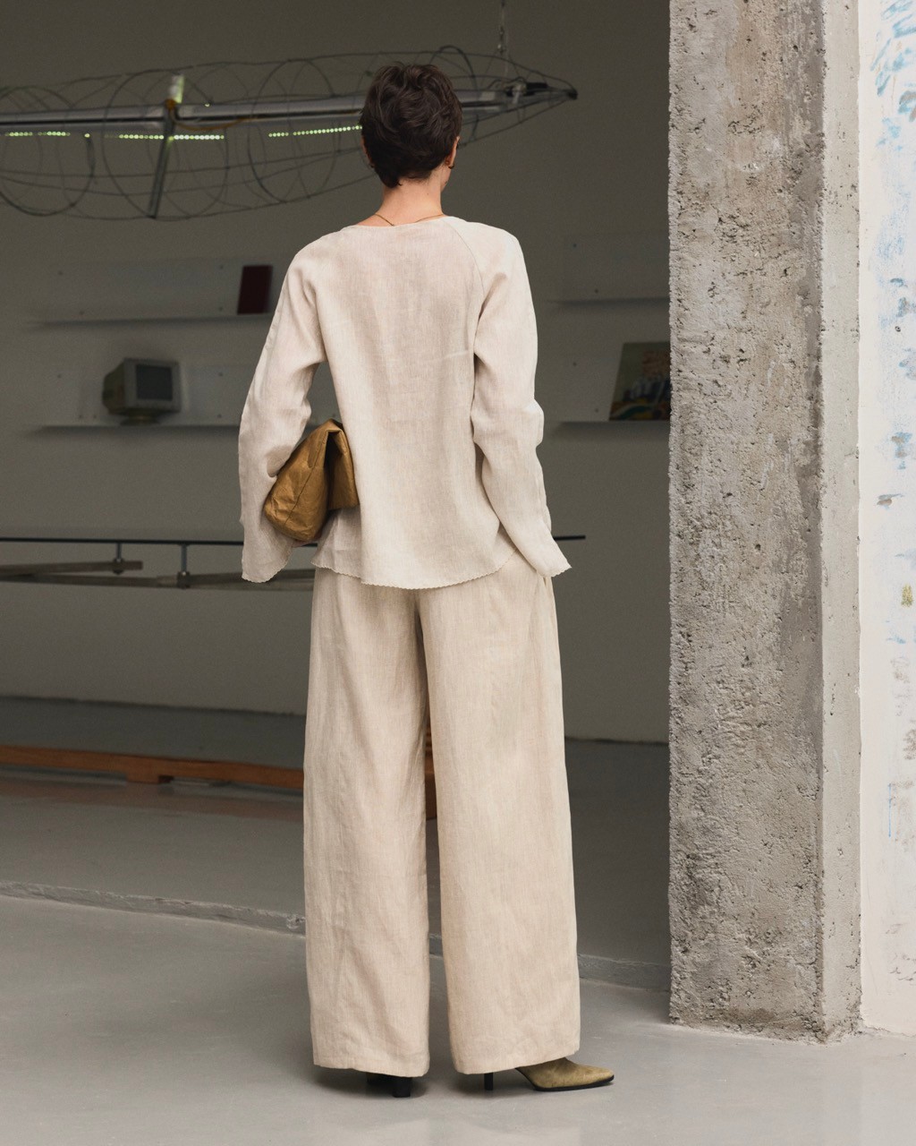 Moro Linen Top