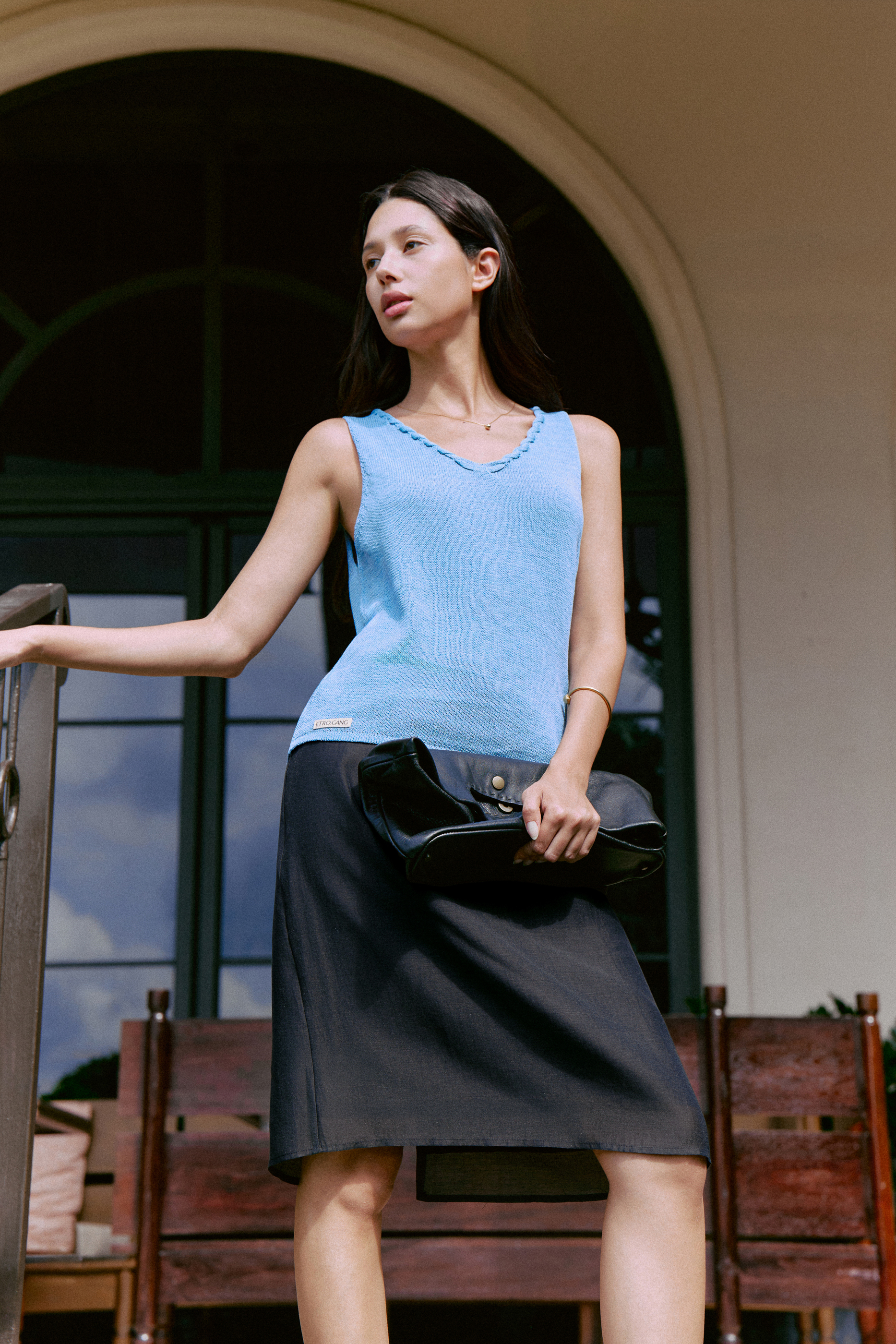 Alba Layered Skirt (62045990_Chân váy nữ dáng chữ A ngang gối có lớp lót, từ vải dệt thoi)