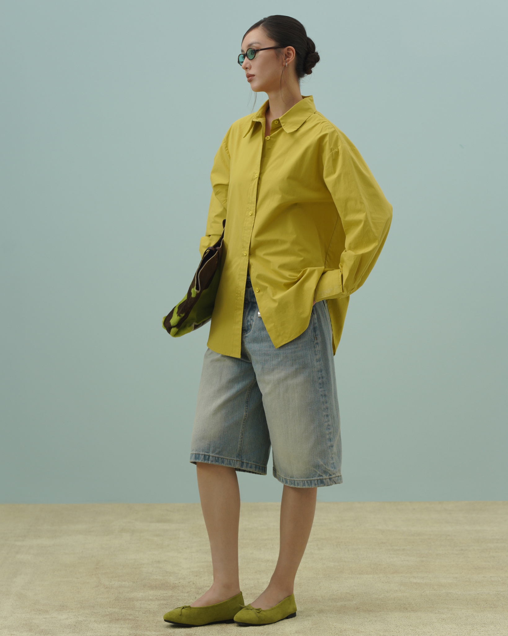 Arden Relaxed Shirt (62063090_Áo sơ mi nữ dài tay dáng rộng basic, từ vải dệt thoi)