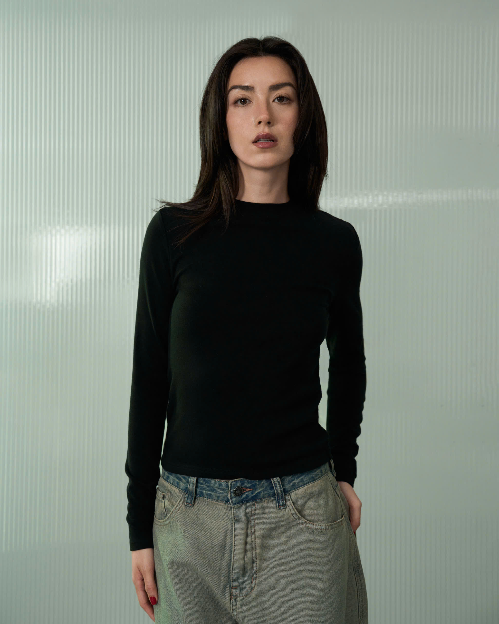 Essential Longsleeve (61109000_Áo dài tay trơn basic)