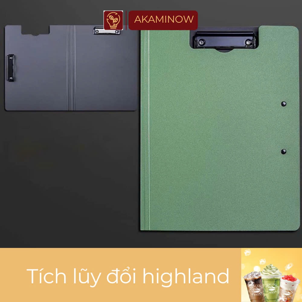 File 2 kẹp tài liệu cao cấp - Xanh rêu