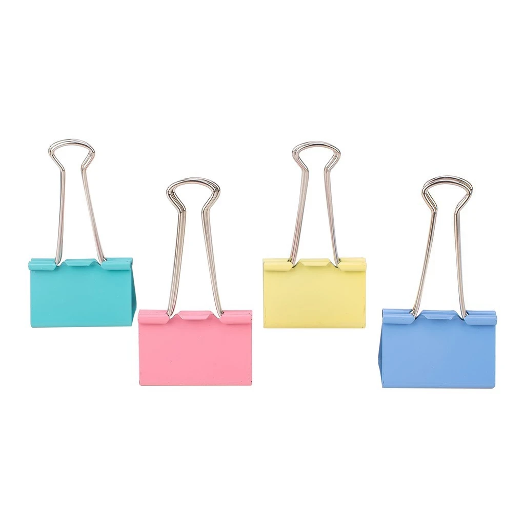 Kẹp bướm màu - 1 chiếc kẹp bướm màu deli - 51mm