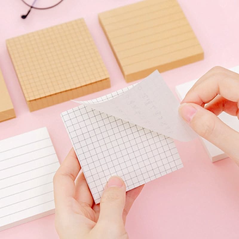 Giấy note 3x3 các mẫu - Caro