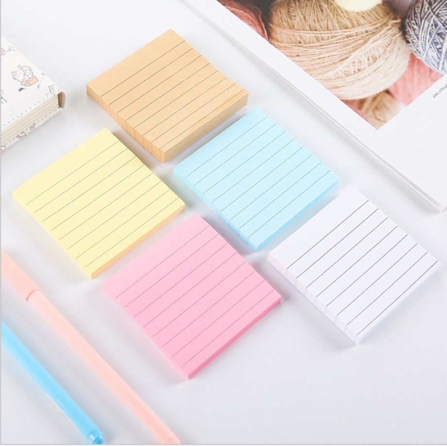 Giấy note 3x3 các mẫu - Có dòng kẻ
