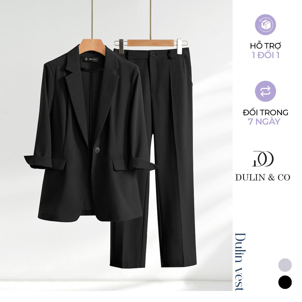 Set blazer phối quần  D05VE0005