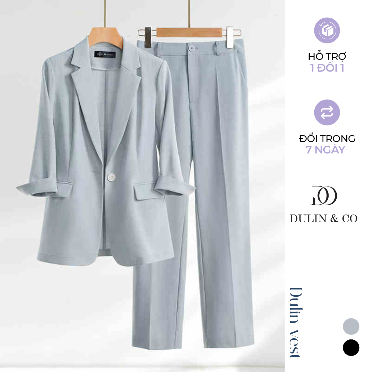 Set blazer phối quần  D05VE0005