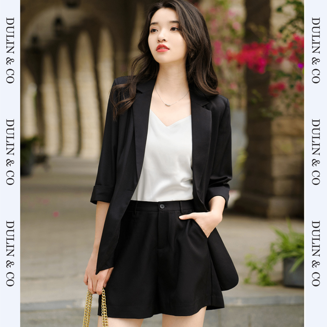 Set blazer phối quần  D05VE0005