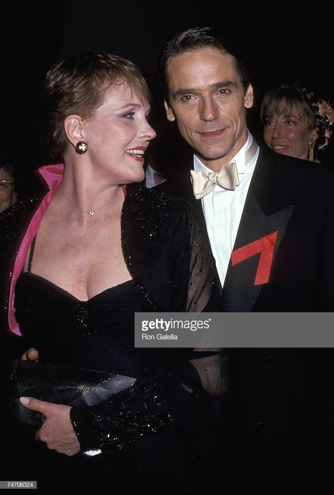 Jeremy Irons và Julie Andrews tại lễ trao giải Tony 1991