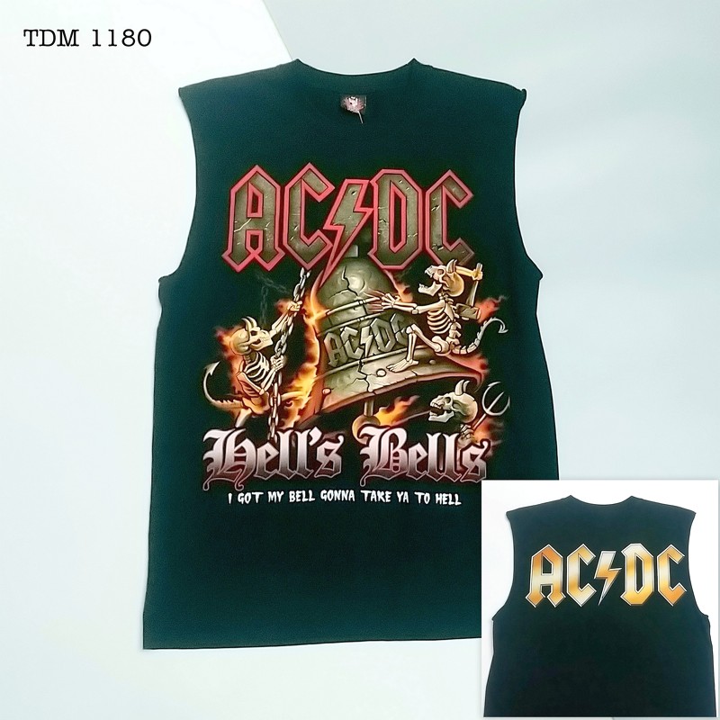 Áo Rock: áo không tay ACDC TDM 1180