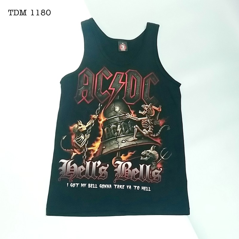 Áo Rock: Áo Rock: Áo Rock: áo Tanktop ACDC TDM 1180