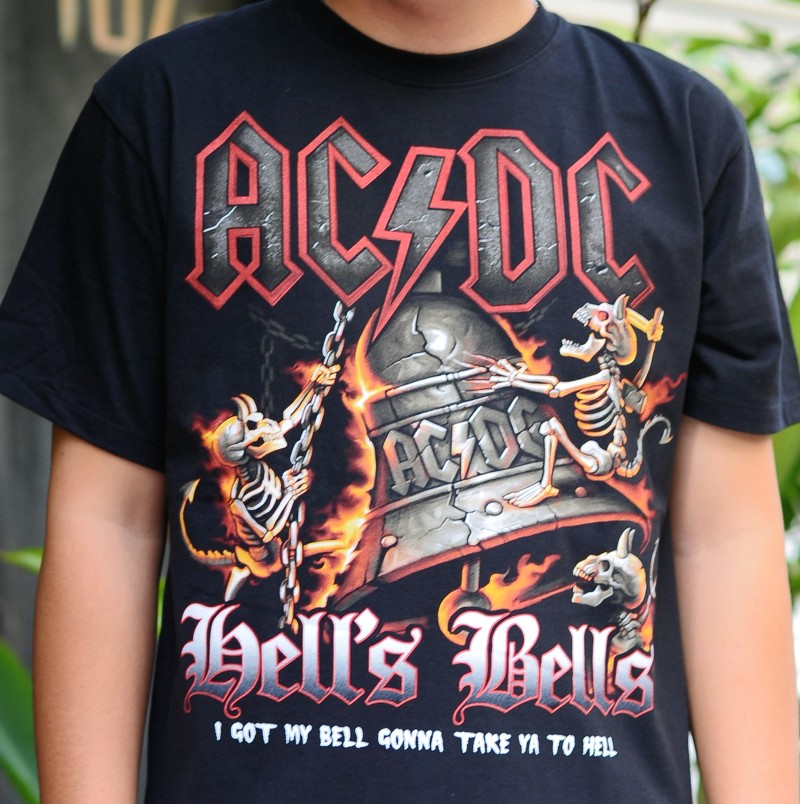 Áo Rock: áo phông trẻ em ACDC TDM 1180