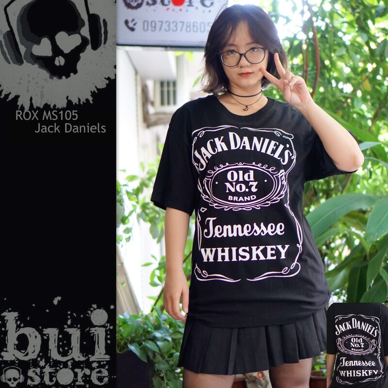 Áo Rock: áo phông Jack Daniel ROX MS105