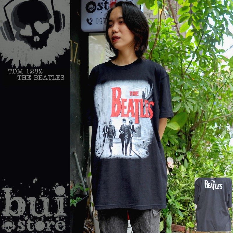 Áo Rock: áo phông The Beatles TDM 1282 - Đen - M