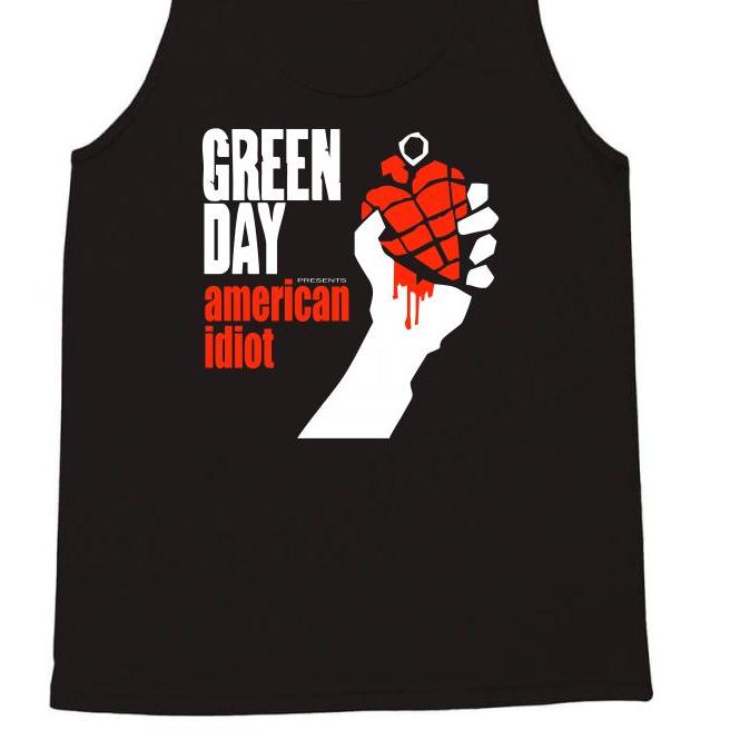 Áo Rock: áo Tanktop Green Day TDM 1456