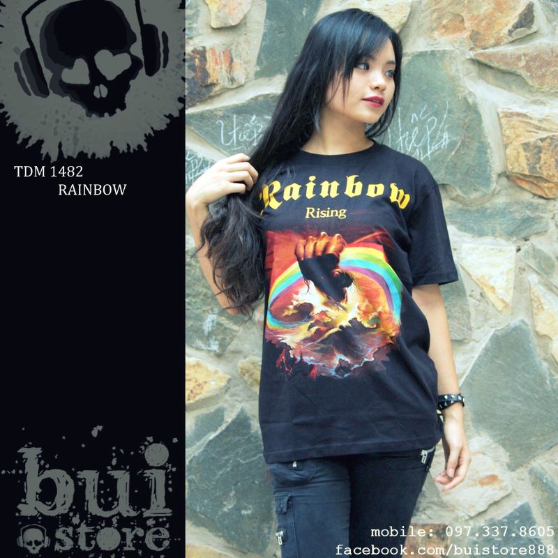 Áo Rock: áo phông Rainbow TDM 1482