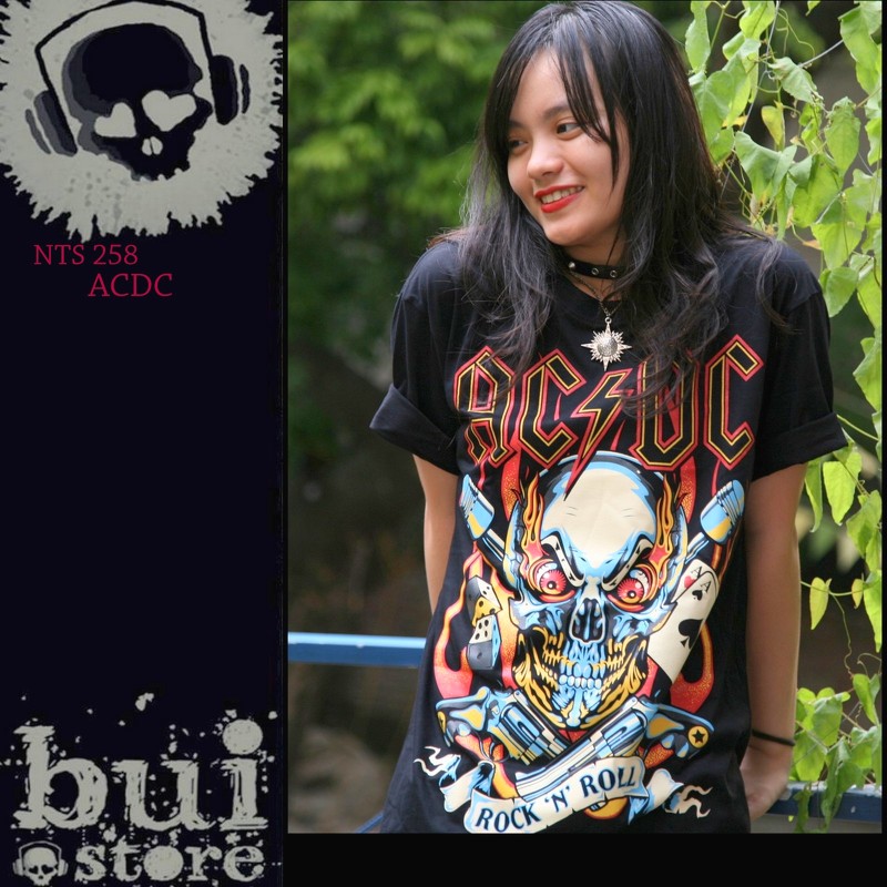 Áo Rock: áo phông ACDC NTS 258