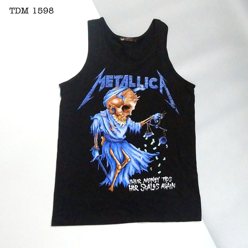 Áo Rock: áo Tanktop Metallica TDM 1598