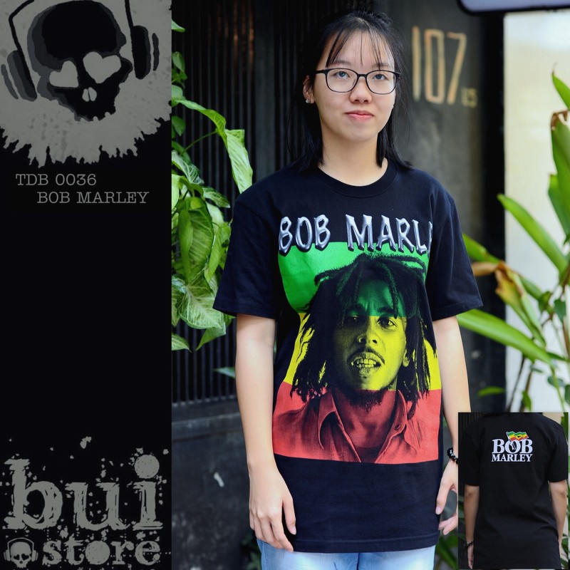 Áo Rock: áo phông Bob Marley TDB 0036