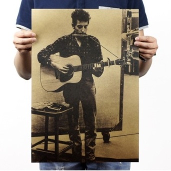 Poster giấy kraft Bob Dylan 01