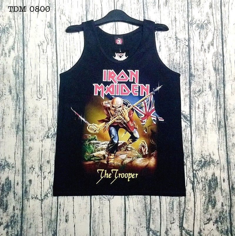 Áo Rock: áo Tanktop Iron Maiden TDM 0800