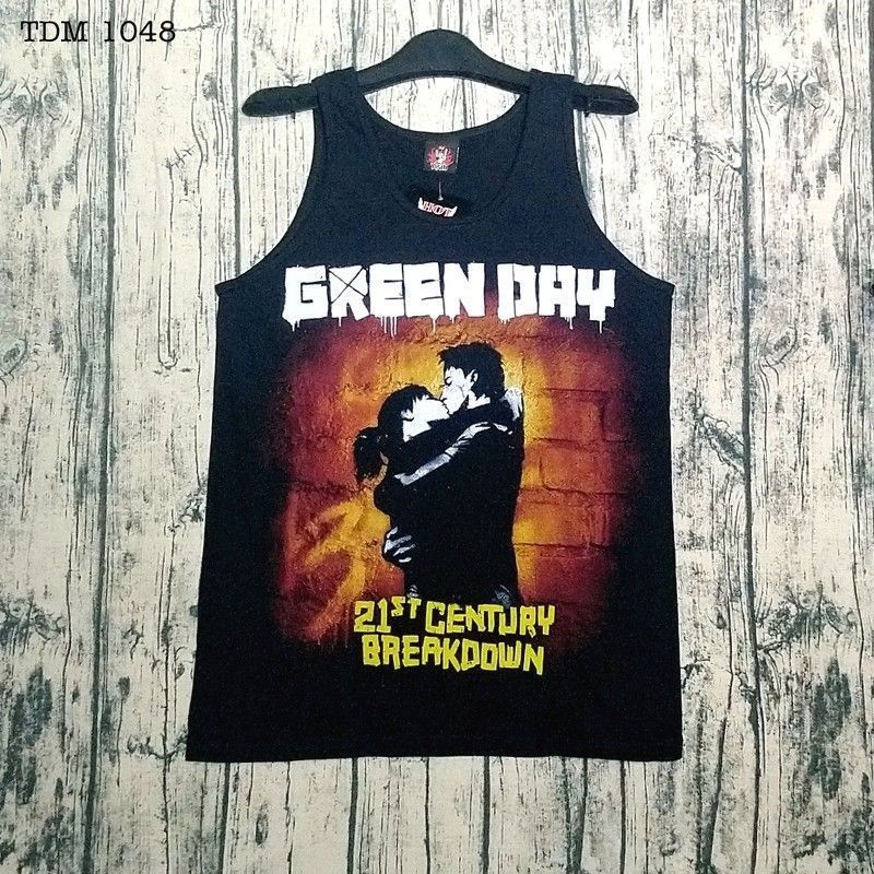 Áo Rock: áo Tanktop Green Day TDM 1048