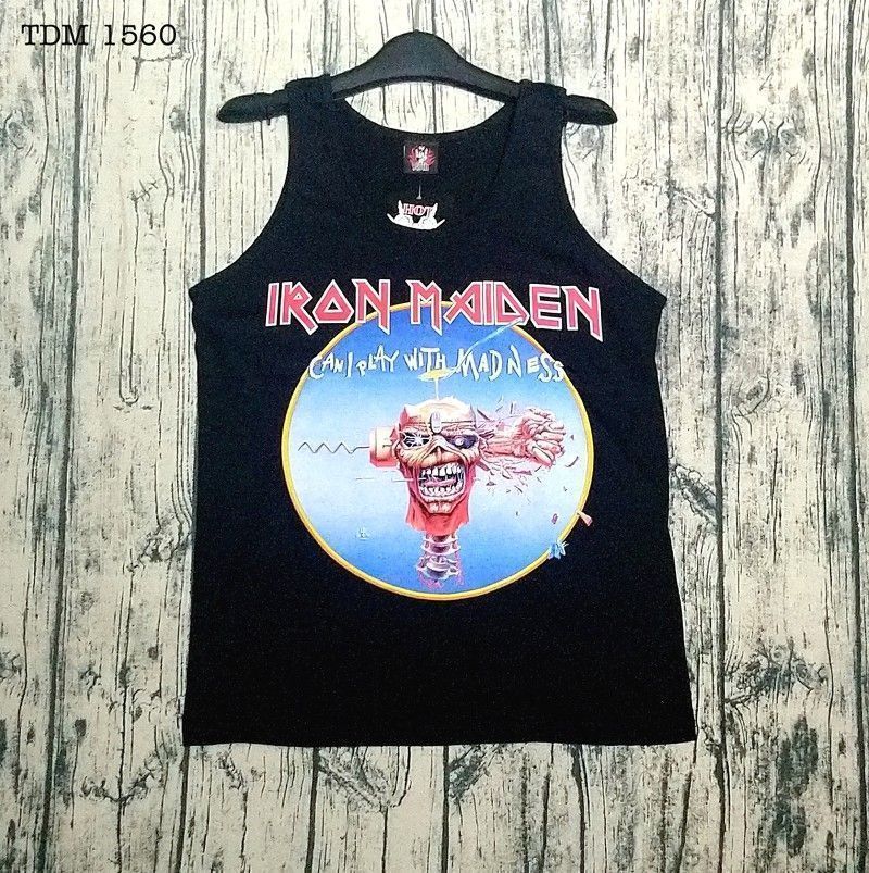 Áo Rock: áo Tanktop Iron Maiden TDM 1560