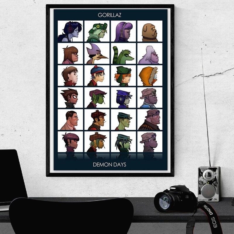 Poster Gorillaz 02