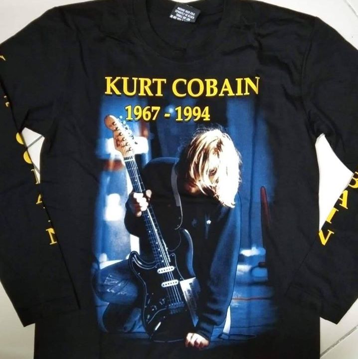 Áo Rock: áo Dài tay Kurt Cobain - Nirvana ROX MS055