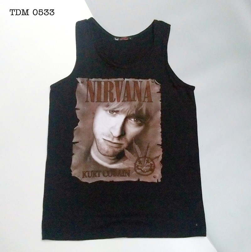 Áo Rock: áo Tanktop Kurt Cobain - Nirvana TDM 0533