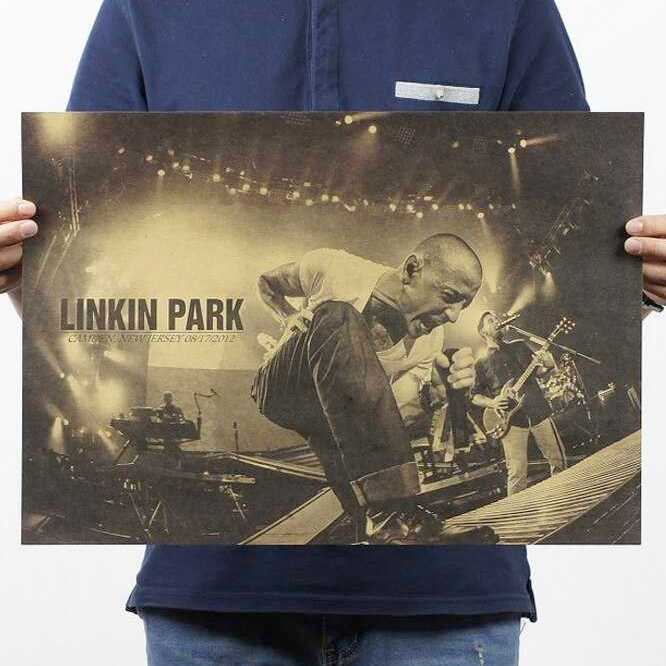 Poster giấy Kraft Linkin Park 01