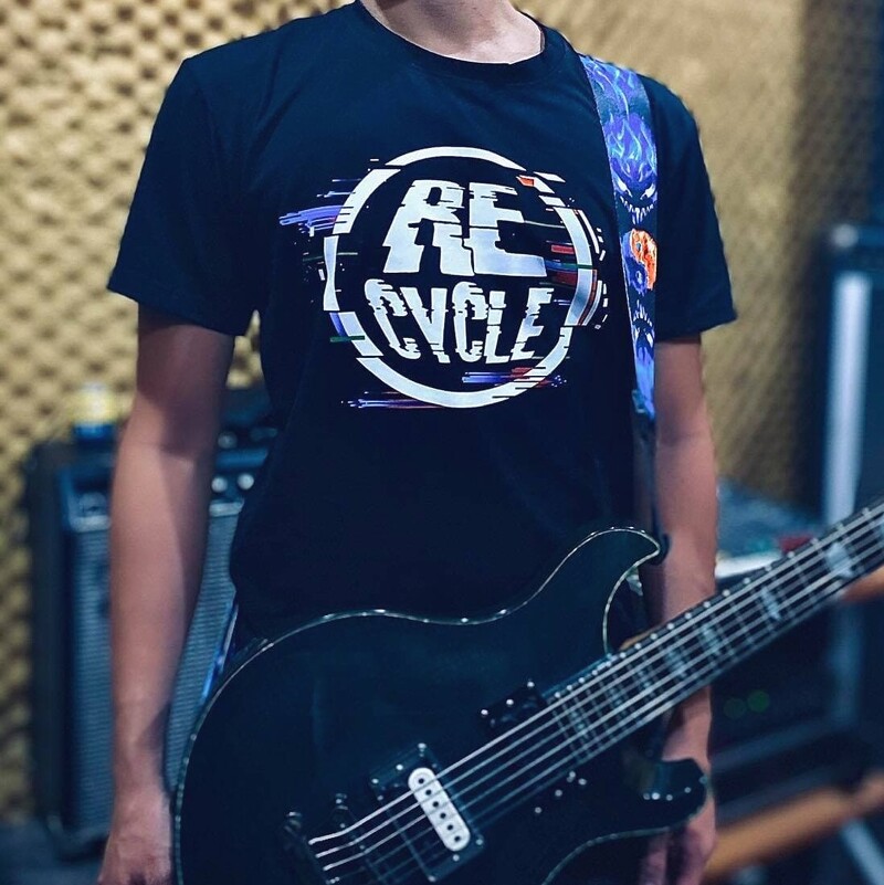 Áo Rock: áo band Re-Cycle - Đen - XL