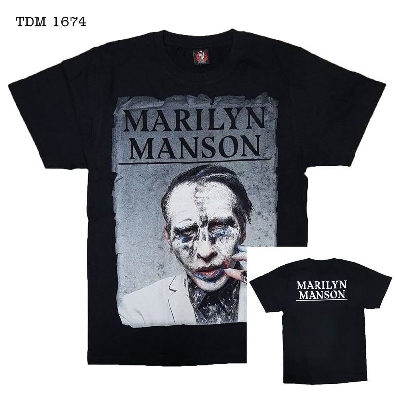 Áo Rock: áo phông Marilyn Manson TDM 1674