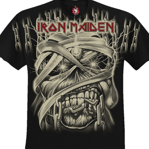 Áo Rock: áo phông Iron Maiden OVP006 in tràn