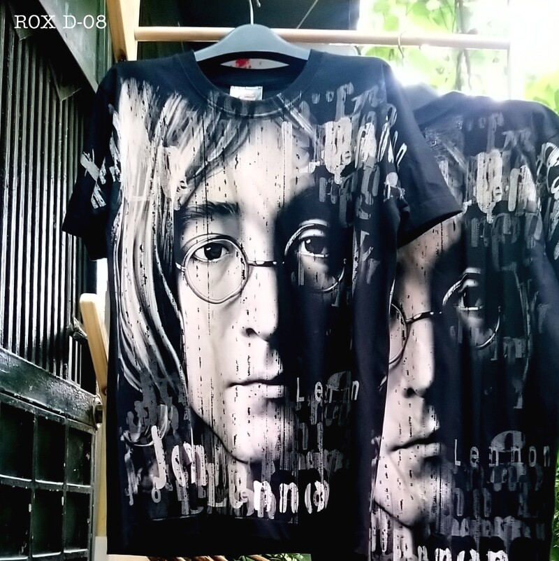 Áo Rock: áo phông John Lennon ROX D-08 in tràn