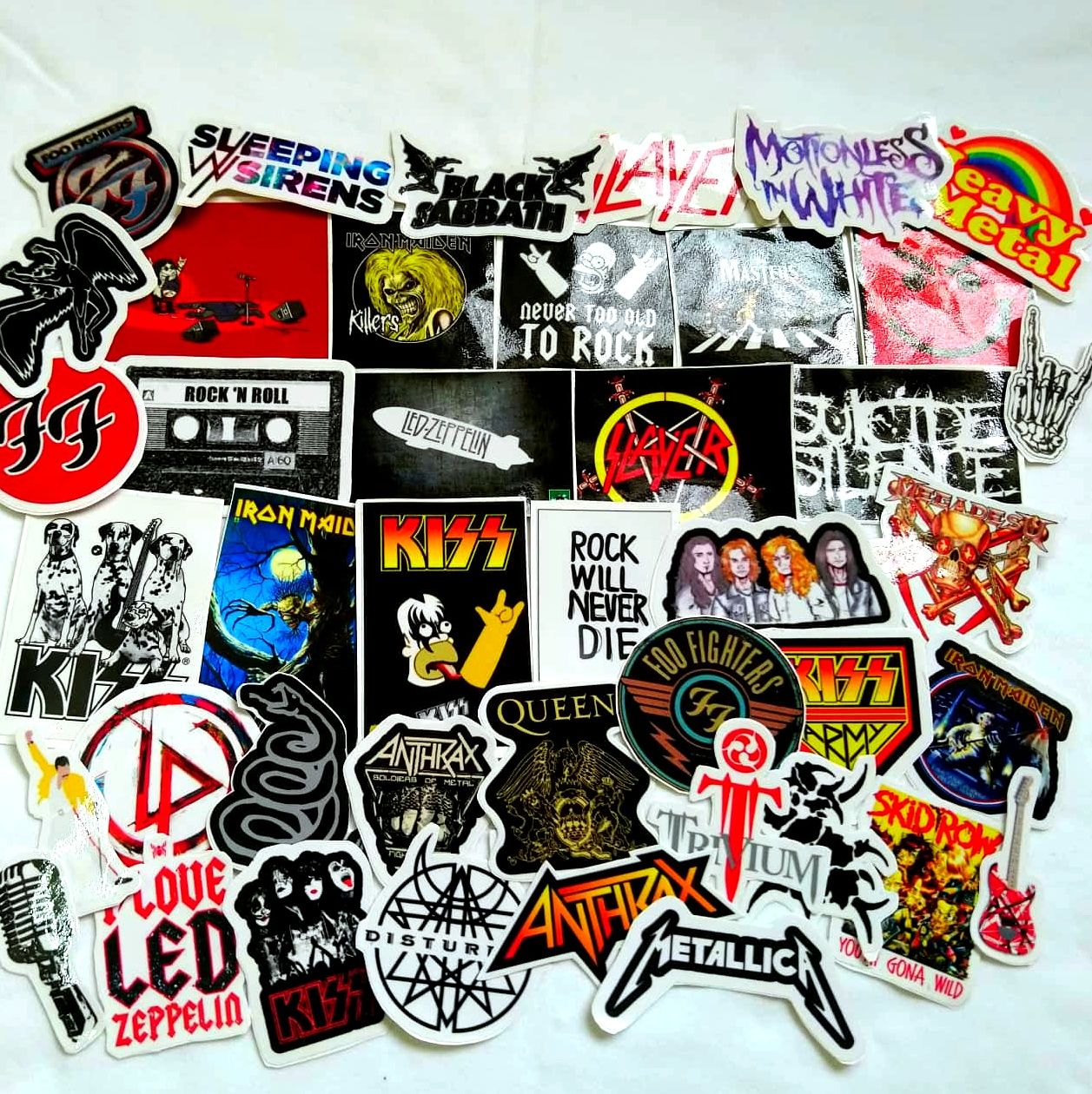 Sticker Rock 04 - combo 44 chiếc khác nhau