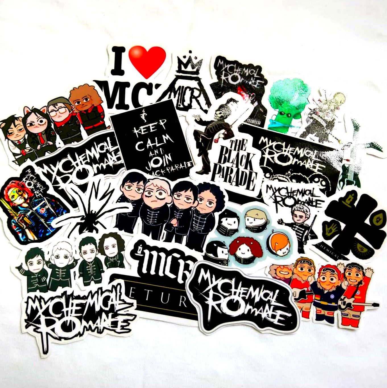 Sticker My Chemical Romance 01 - combo 20 chiếc khác nhau - Sticker 29