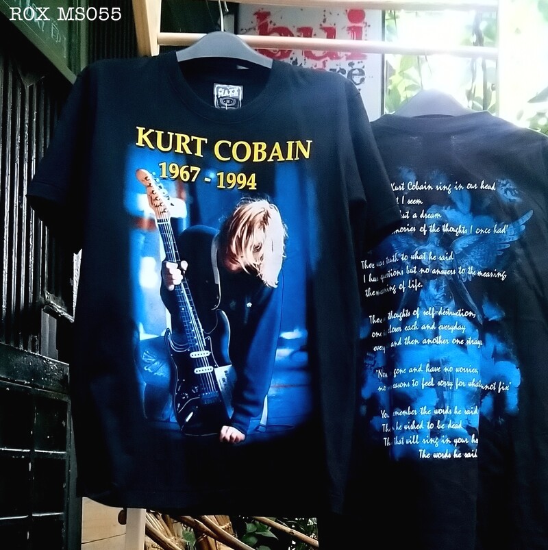 Áo Rock: áo phông Kurt Cobain - Nirvana ROX MS055