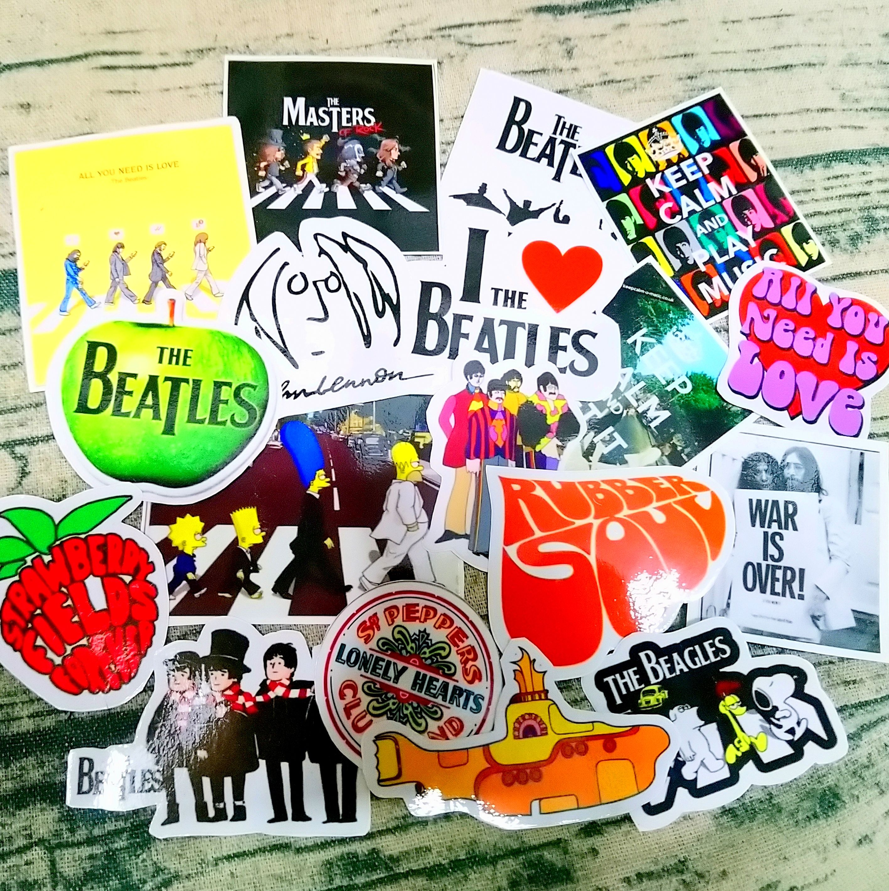 Sticker The Beatles 02 - combo 19 chiếc khác nhau - Sticker 15