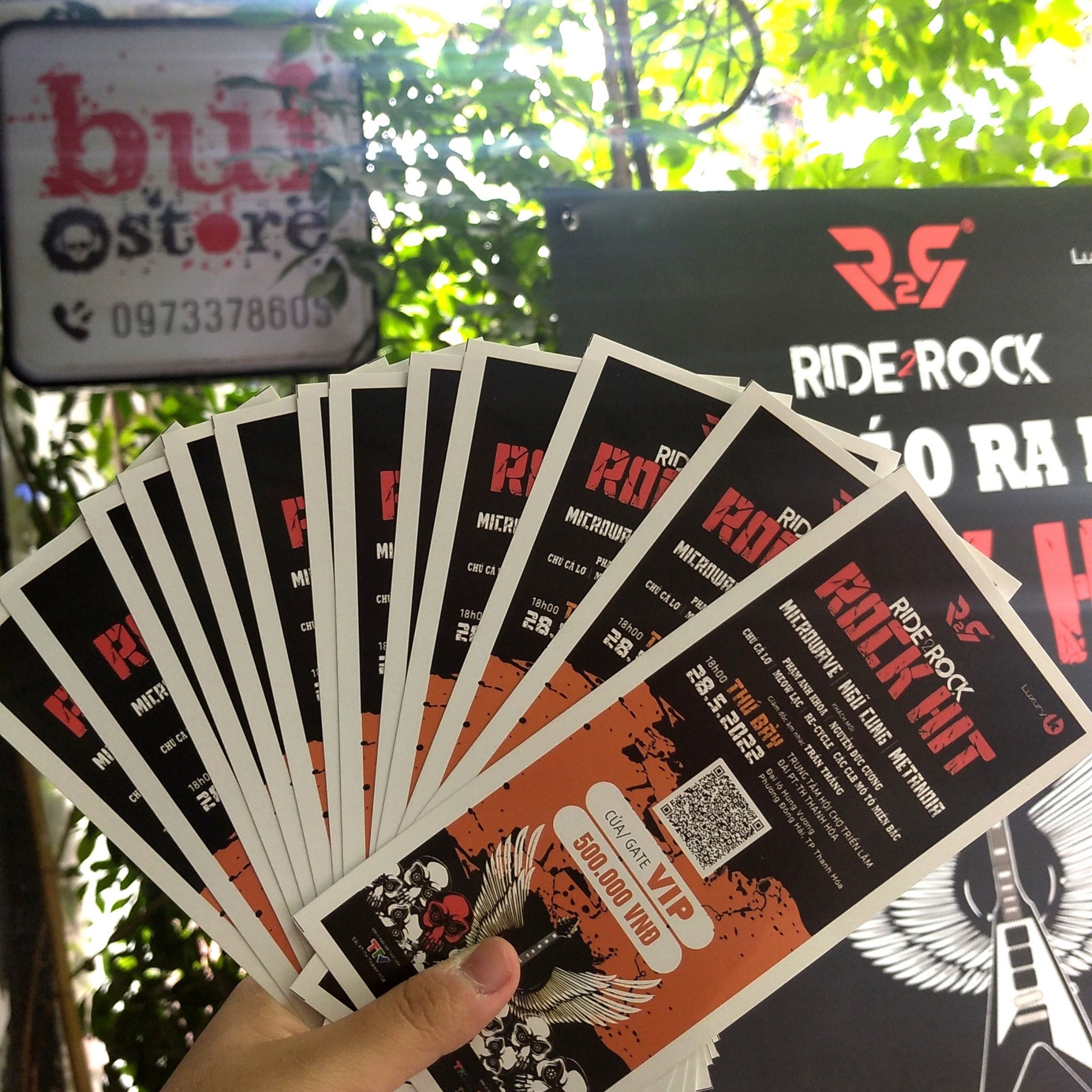 Vé Ride 2 Rock: Rock Hit 28/5/2022 VIP