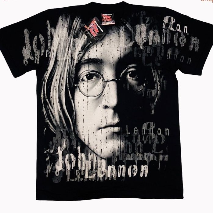 Áo Rock: áo phông John Lennon ROX D-08 in tràn